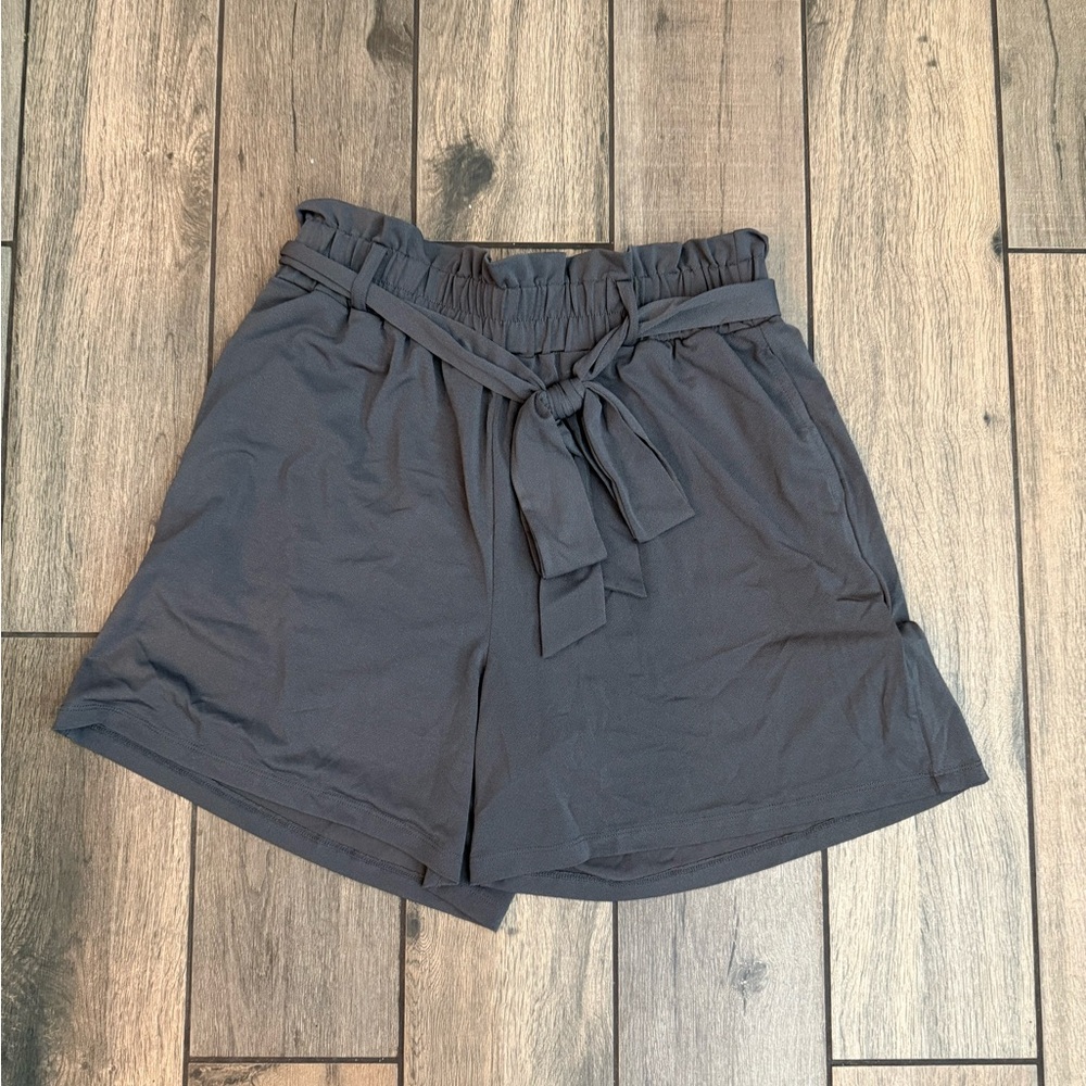LuLaRoe Gray High Waist Shorts Relaxed Fit
